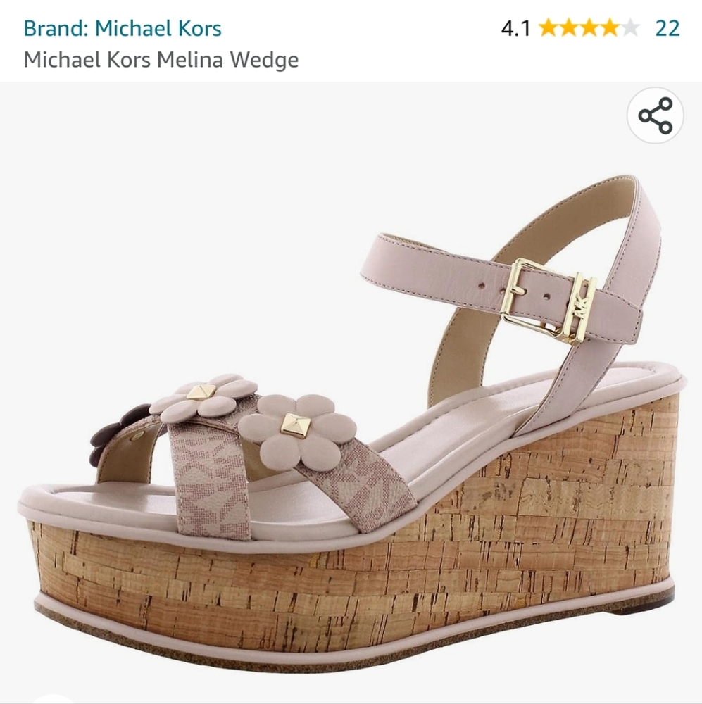 I Search!! Melina wedge sandal in blush color
